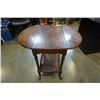 Image 2 : VINTAGE DROPLEAF TEA TROLLEY