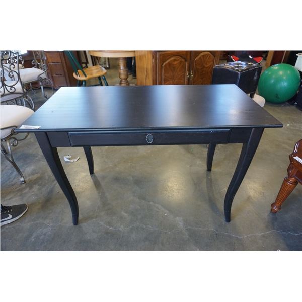 Black ikea hall table - 47 inches wide x 23.5 deep x 29.5 tall