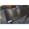 Image 3 : Black ikea hall table - 47 inches wide x 23.5 deep x 29.5 tall