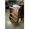 Image 3 : Wooden Mountain Honey magazine rack and carved towel holder