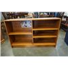 Image 2 : MADE IN DENMARK TEAK SHELF - 47.5 INCHES WIDE X 12.5 DEEP X 30 TALL