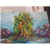 Image 3 : ORIGINAL ACRYLIC PAINTING, ARTIST: SEPIDEH JEBRAEIL 35.5" X 27" ON CANVAS