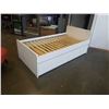 Image 1 : WHITE IKEA SINGLE SIZE TRUNDLE BED WITH UNDERBED STORAGE