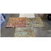Image 1 : 3 oil on board paintings and 3 blank boards