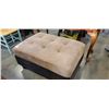 Image 1 : Microfiber ottoman