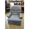 Image 1 : BLUE BARCALOUNGER ROCKING RECLINING ARMCHAIR