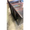 Image 4 : SLIDE OUT GLASSTOP ENDTABLE DESK WITH 3 DRAWERS