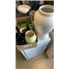 Image 1 : Box of German pottery and signed vase