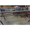 Image 6 : METAL GLASSTOP SOFA TABLE - 54 INCHES WIDE X 16 DEEP X 29 TALL