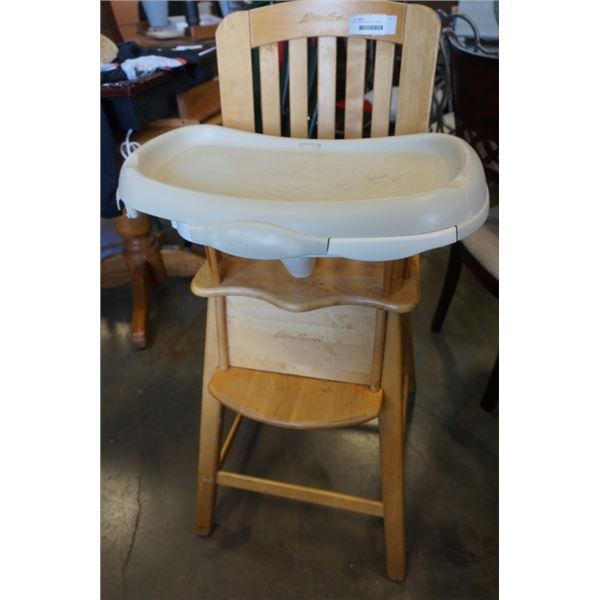 EDDIE BAUER MAPLE HIGH CHAIR