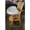 Image 5 : EDDIE BAUER MAPLE HIGH CHAIR