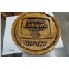 Image 1 : Labatt beer faux wood sign