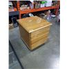 Image 1 : OAK 4 DRAWER NIGHTSTAND