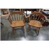 Image 1 : 2 VINTAGE WOOD CHAIRS