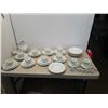 Image 1 : Box of kentfield and sawyer with other china dishes and napkin holders