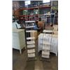 Image 1 : 2 WHITE SHELVES - 12 INCHES WIDE X 6 DEEP X 69 TALL