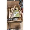 Image 3 : LOT OF ZIPPER BAGS, COAT HANGER, SMALL ART STANDS