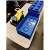 Image 2 : LARGE LEGO STORAGE BOX, TONKA BULLDOZER AND POKEMON BANNER