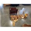 Image 1 : Lot of wooden Collectibles including Butler style 728 magazine rack
