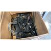 Image 3 : 2 BOXES OF PURSES AND LADIES SHOES, HEELS