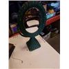Image 9 : Wicker vanity mirror, wicker baskets German bowl and pictures