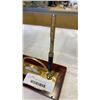 Image 3 : GLOBE CLOCK PEN HOLDER STAND