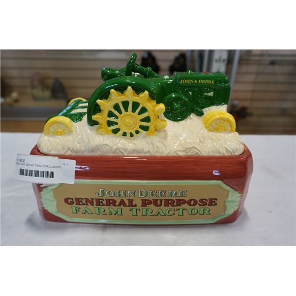 GIBSON JOHN DEERE TRACTOR COOKIE JAR