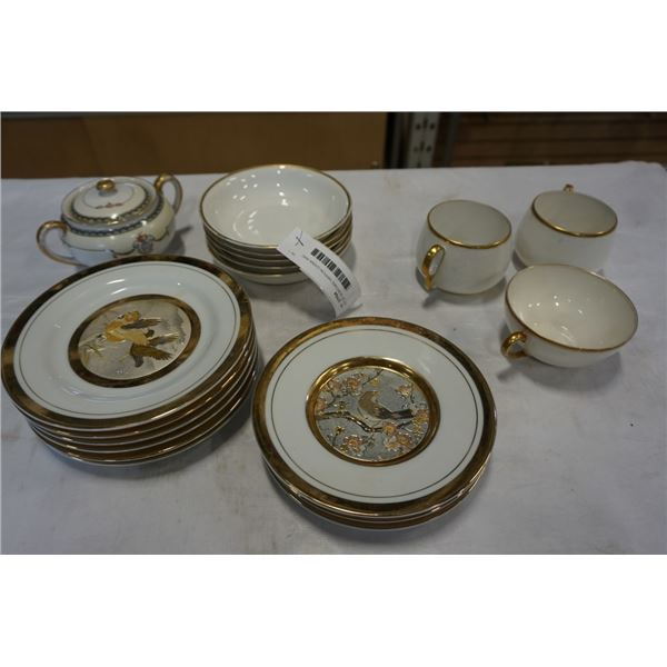 LOT OF NORITAKE NIPPON CHINA AND CHOKIN PLATES