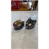 Image 1 : 2  CLOISONNE LIDDED EASTERN DISHES