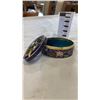 Image 7 : 2  CLOISONNE LIDDED EASTERN DISHES