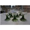 Image 2 : Set of 8 German Crystal etched cups