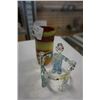 Image 8 : 3 PIECES OF ART GLASS AND CERAMIC TEA SET