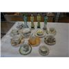 Image 1 : TRAY OF OCCUPIED JAPAN CHINA CUPS AND SAUCERS AND FIGURES