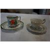 Image 9 : TRAY OF OCCUPIED JAPAN CHINA CUPS AND SAUCERS AND FIGURES