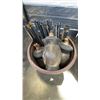 Image 2 : LOT OF GALVANIZED AND METAL TUBS, TIKI TORCHES