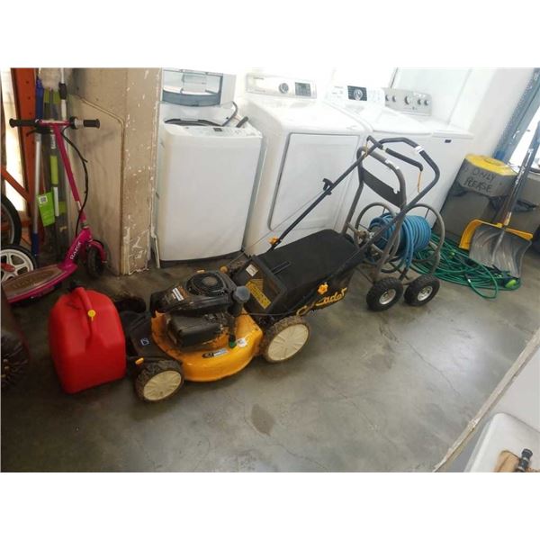 CUB CADET 21 INCH 173CC KOHLER LAWNMOWER, WITH BAG AND GAS CAN - WORKING