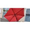 Image 2 : 10 ft red patio umbrella