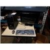 Image 1 : HP AMD with Windows 10 update no password four GB DDR3 RAM 1TB HDD with monitor keyboard and mouse -