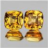 Image 1 : Natural Imperial Golden Yellow Zircon Pair - IF-VVS