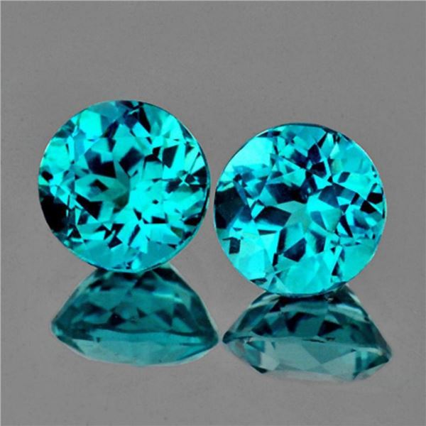 Natural Rare Brazil Blue Apatite 7.30 MM - VVS