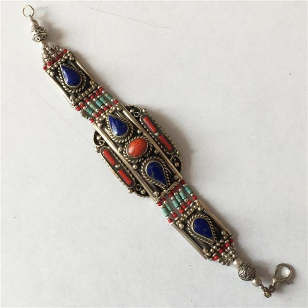 Tibet Hand Made Lapiz Lazuli Bracelet