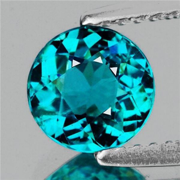 Natural Paraiba Green Blue Apatite 7.04 MM - Untreated