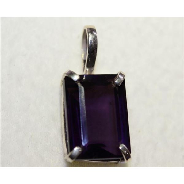 Natural Purple Amethyst Pendant