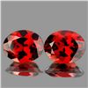 Image 1 : Natural Red Mozambique Garnet Pair 10x8 MM - FL
