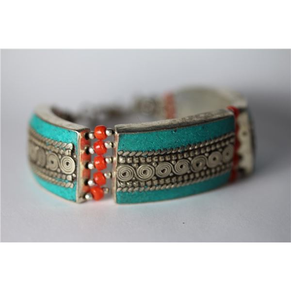 Tibet Hand Made Turquoise Bracelet