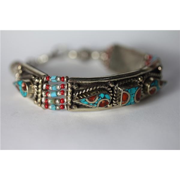 Tibet Hand Made Turquoise Bracelet