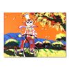 Image 1 : Paul Blaine Henrie (1932-1999), "The Swinger" Hand Signed Original Painting on Canvas (36"x48") with