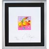 Image 2 : Peter Max- Original Lithograph "Rainbow with Clouds (Mini)"
