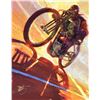 Image 1 : Tom Fritz- Original Giclee on Canvas "Thunder on the Wall"