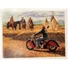 Image 1 : Robert Tate- Original Giclee on Canvas "Indians"